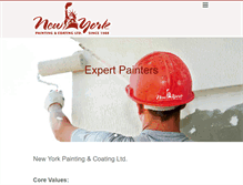 Tablet Screenshot of newyorkpaintingltd.com